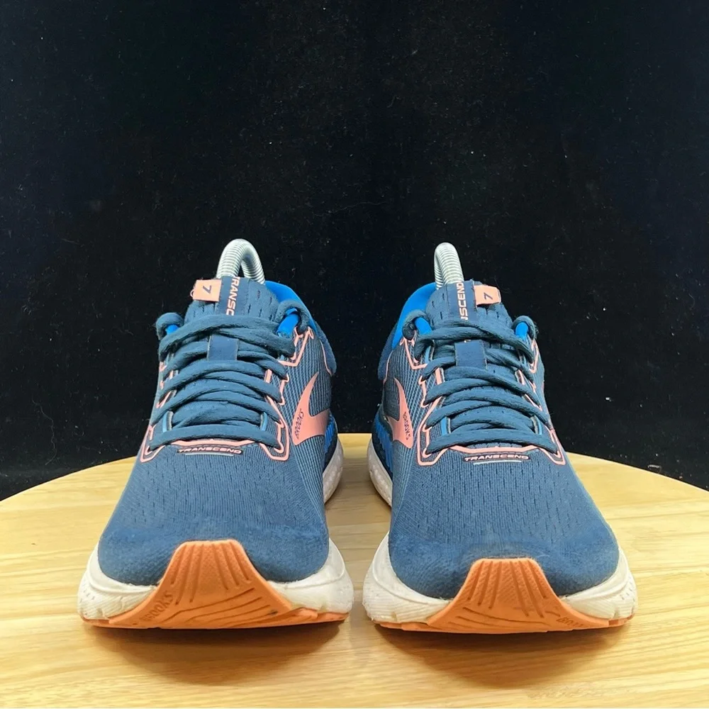 Brooks Transcend 7 1203191B480 Blue Running Shoes Sneakers Women's Size 8 B - Picture 3 of 10